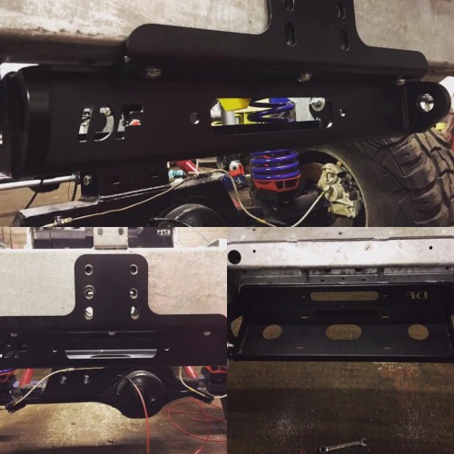 bolt in rear winch tray